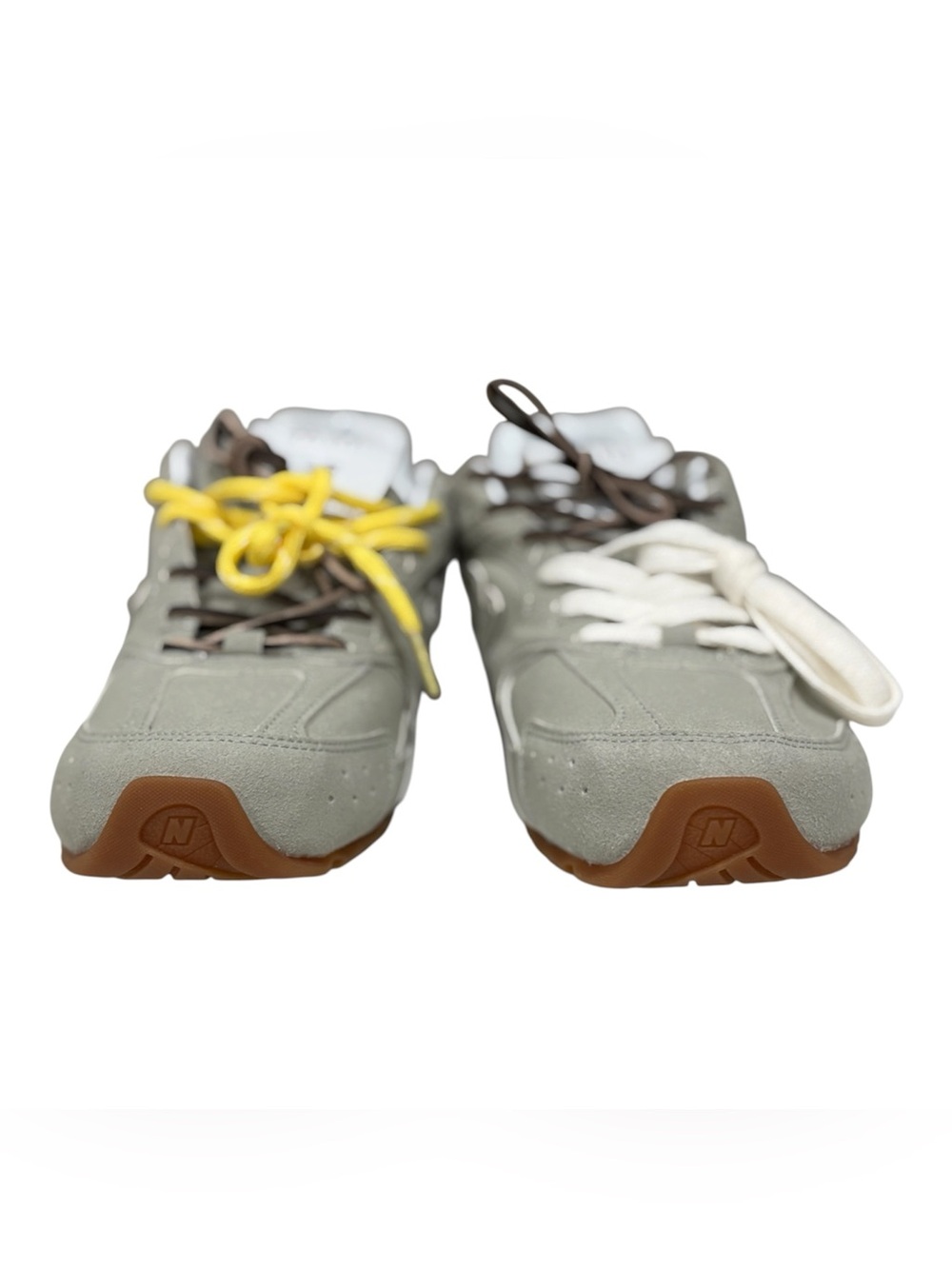 New Balance x Miu Miu 530 Low Top Lace-Up Suede Sneakers Gray Style 165 size 42 - Picture 6 of 9